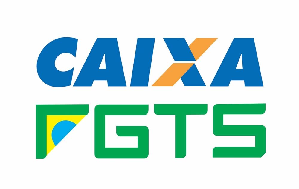 Logo da Caixa + FGTS