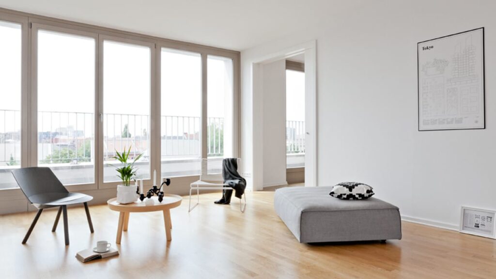 Decoração de interiores para apartamentos - Minimalista